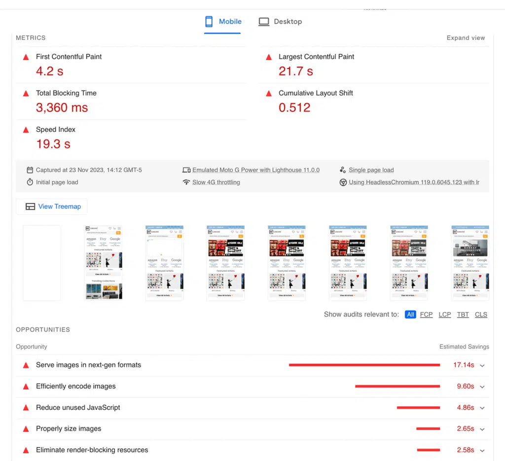 Page Speed Insight