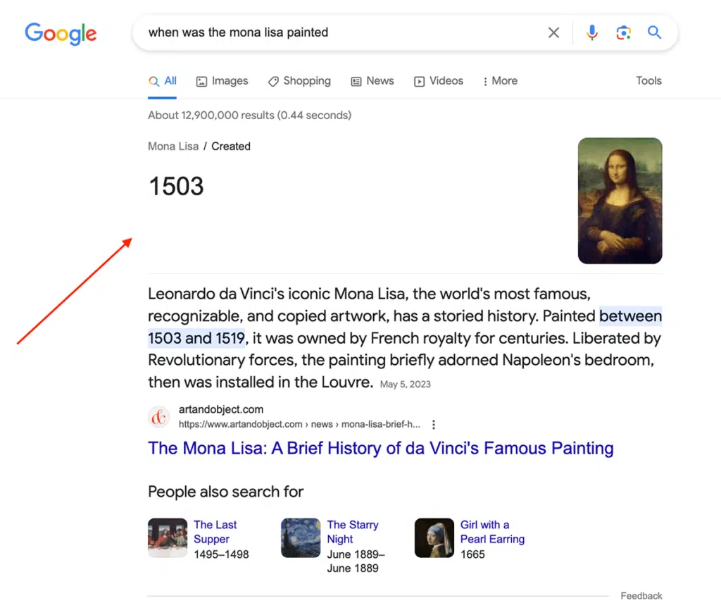SERP features