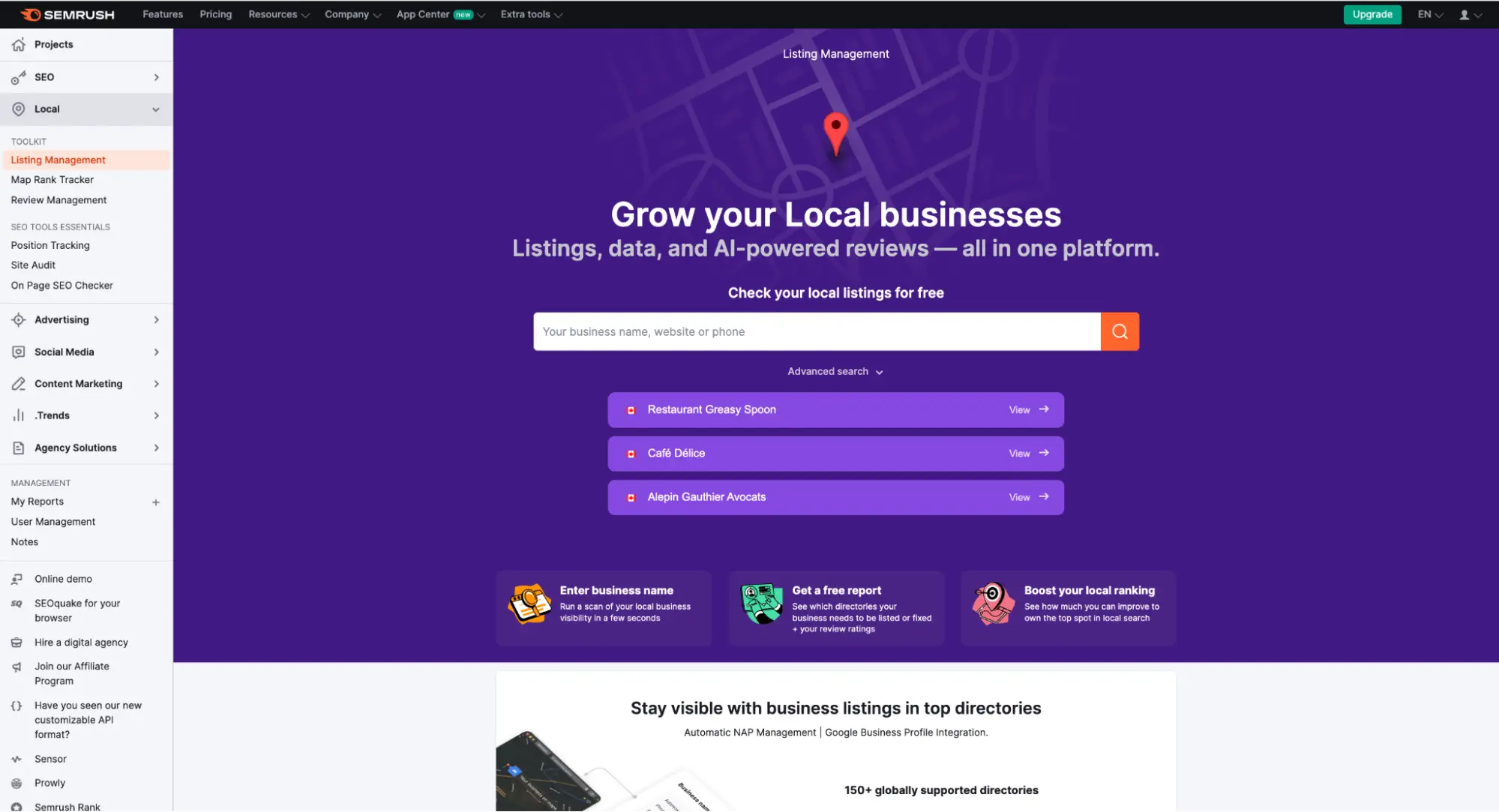 Semrush Local