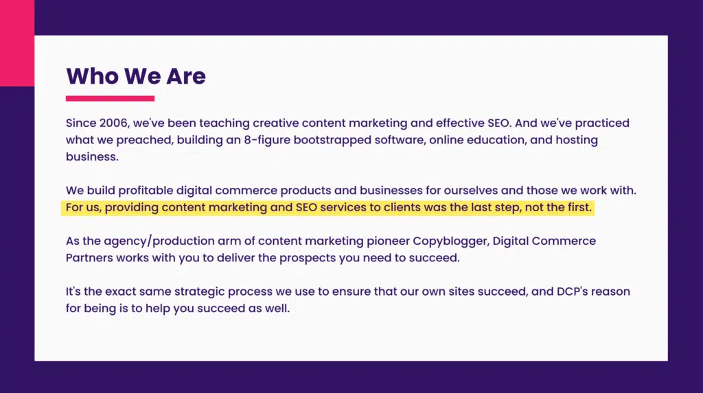 Pitch deck example