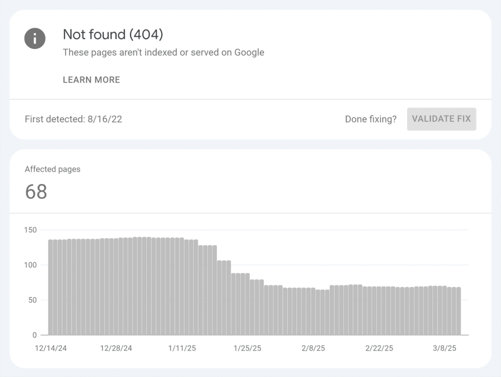 GSC – TTT – Not found (404)